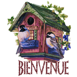 Gif animé bienvenue oiseaux